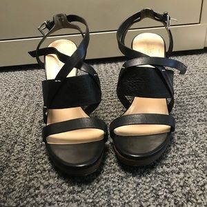 Cole Haan Black Wedge sandals